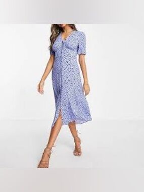 Nobody's Child Delilah Fruit Print Midi Dress Size 14